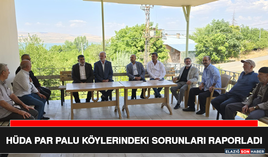 HÜDA PAR Palu Köylerindeki Sorunları Raporladı