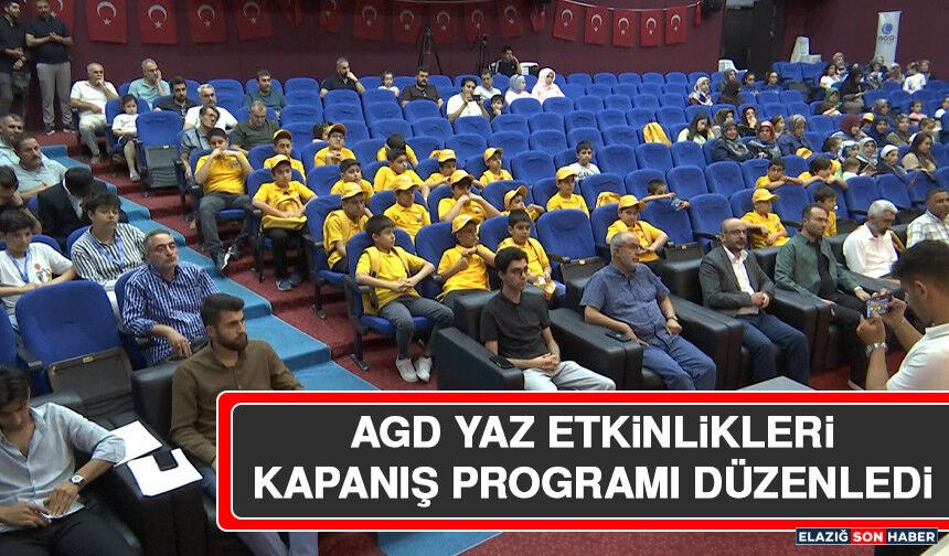 AGD Yaz Etkinlikleri Kapanış Programı Düzenledi