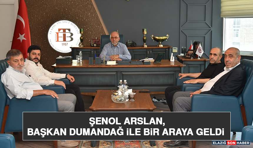 Şenol Arslan, Başkan Dumandağ İle Bir Araya Geldi