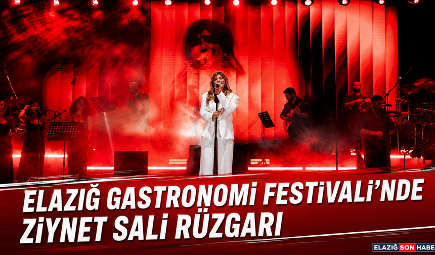 Elazığ Gastronomi Festivalinde Ziynet Sali Rüzgarı