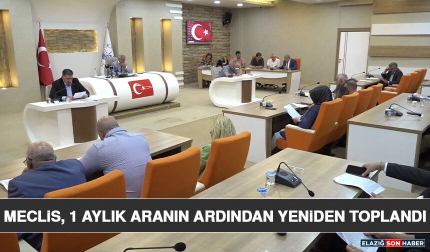 Meclis, 1 Aylık Aranın Ardından Yeniden Toplandı