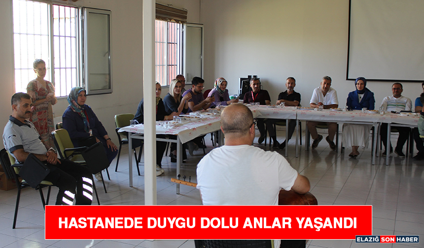 Hastanede Duygu Dolu Anlar Yaşandı