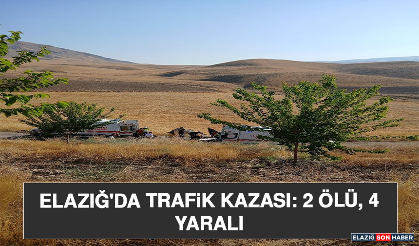 Elazığ'da Trafik Kazası: 2 Ölü, 4 Yaralı
