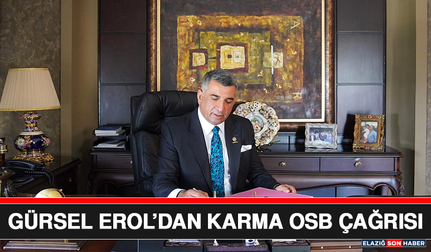 Gürsel Erol’dan Karma OSB Çağrısı