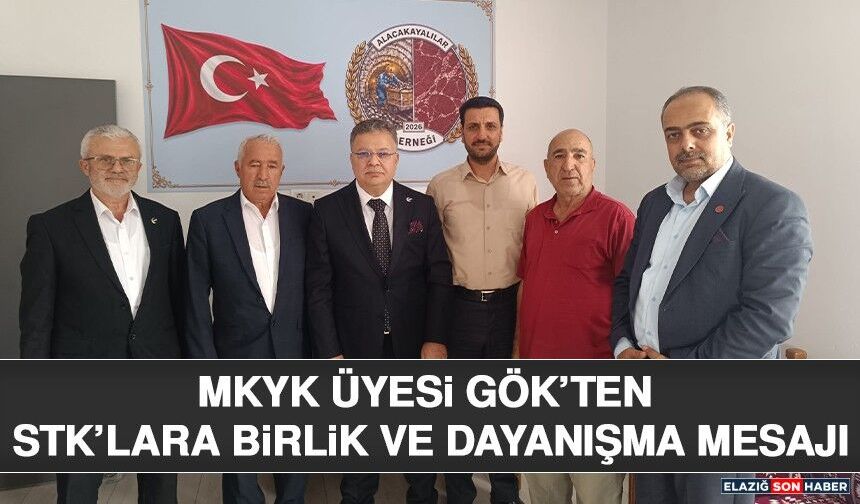 MKYK Üyesi Gök’ten STK’lara Birlik ve Dayanışma Mesajı