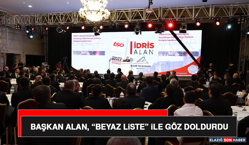 Başkan Alan, “Beyaz Liste” İle Göz Doldurdu