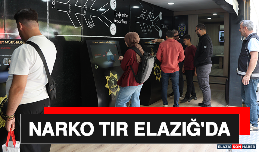 NARKO TIR Elazığ'da