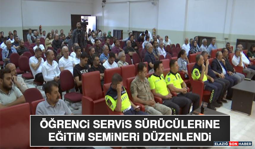 Öğrenci Servis Sürücülerine Eğitim Semineri Düzenlendi