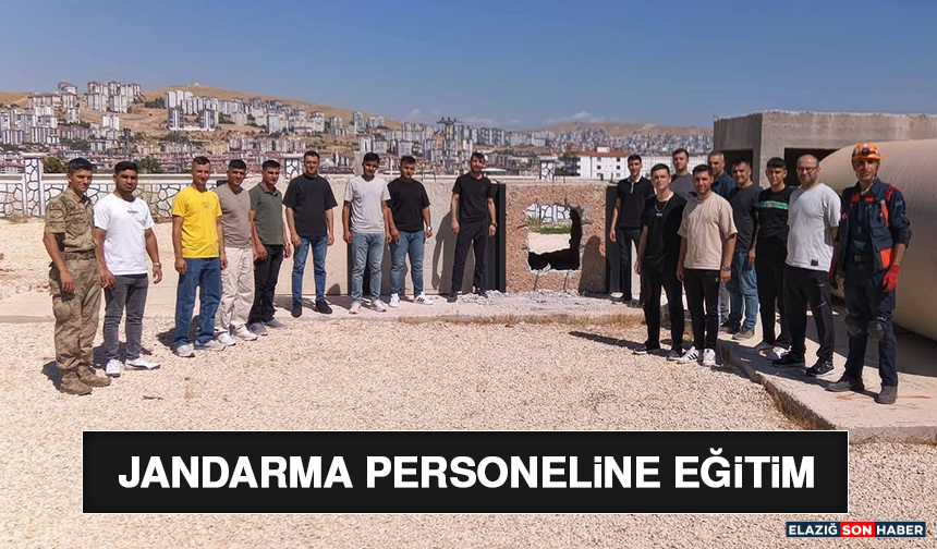Jandarma Personeline Eğitim