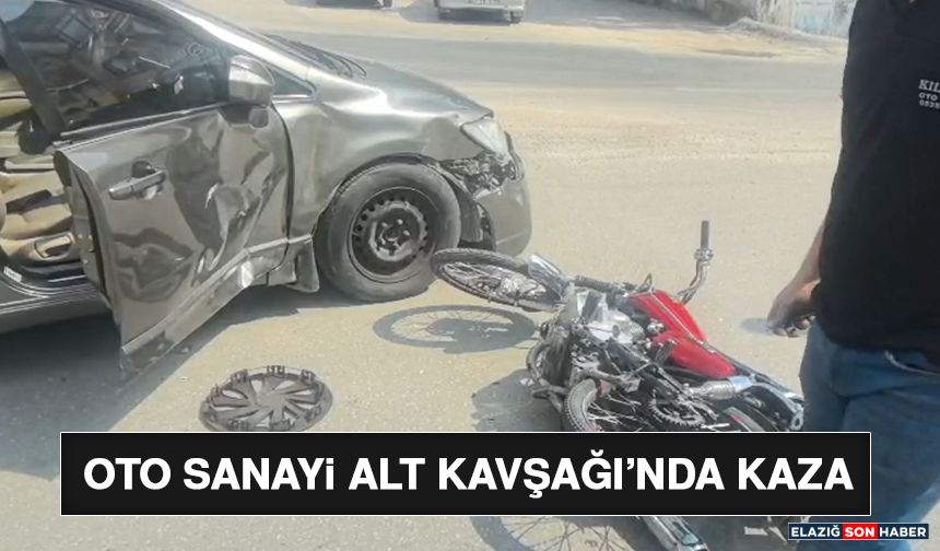 Oto Sanayi Alt Kavşağı’nda Kaza