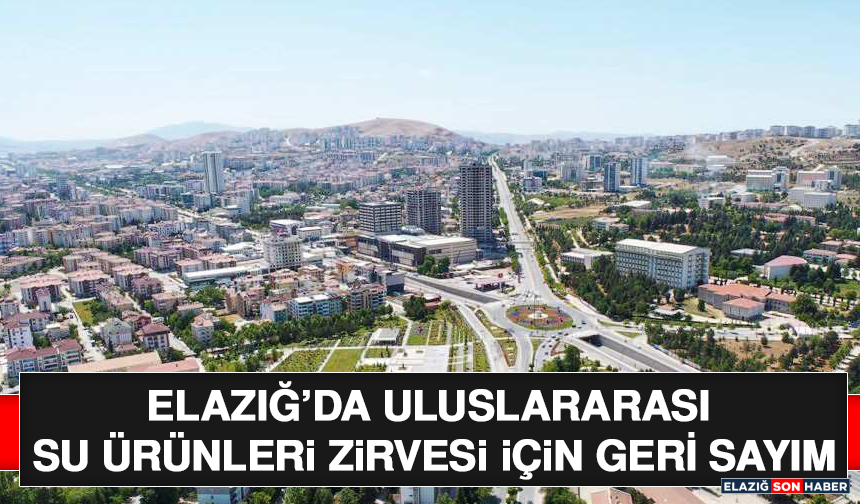 Elazığ’da Uluslararası Su Ürünleri Zirvesi İçin Geri Sayım