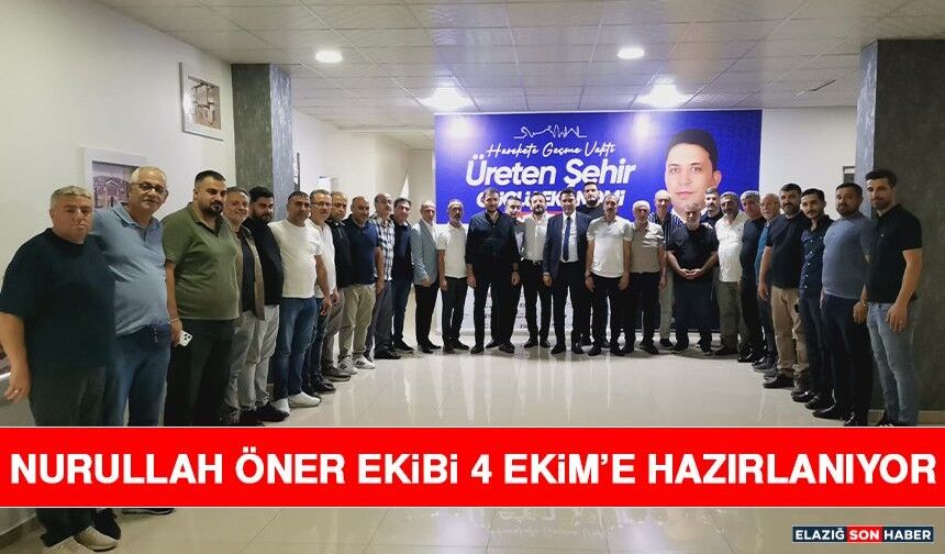 Nurullah Öner Ekibi 4 Ekim’e Hazırlanıyor