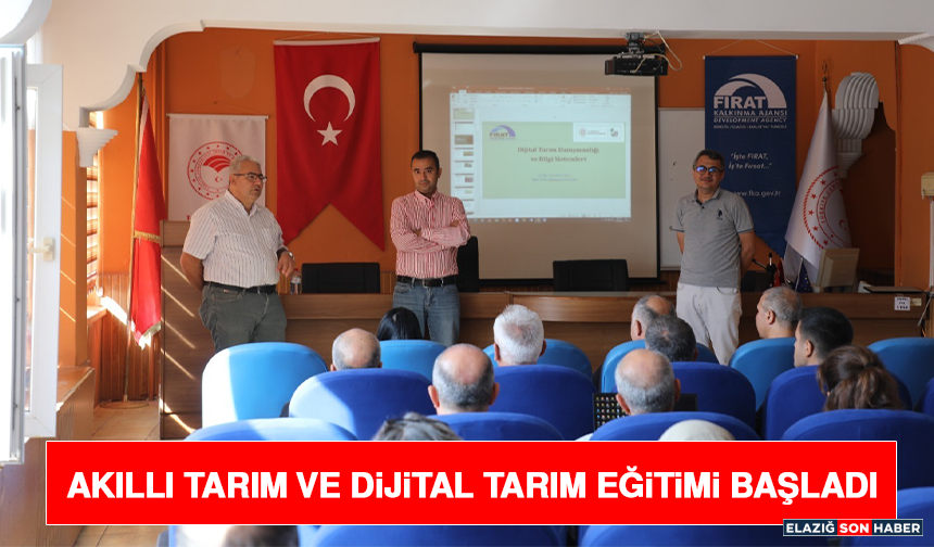 Akıllı Tarım ve Dijital Tarım Eğitimi Başladı