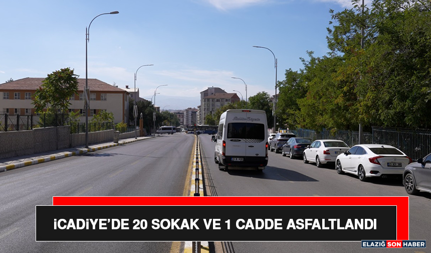 İcadiye’de 20 Sokak ve 1 Cadde Asfaltlandı