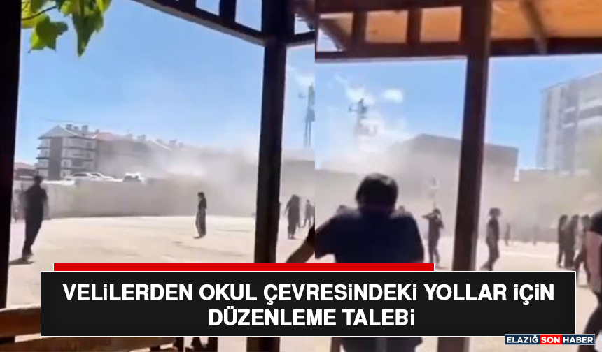 Velilerden Okul Çevresindeki Yollar İçin Düzenleme Talebi