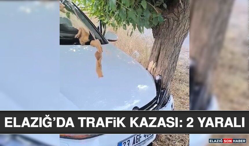 Elazığ’da Trafik Kazası: 2 Yaralı