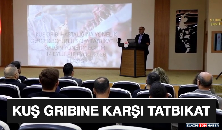 Kuş Gribine Karşı Tatbikat