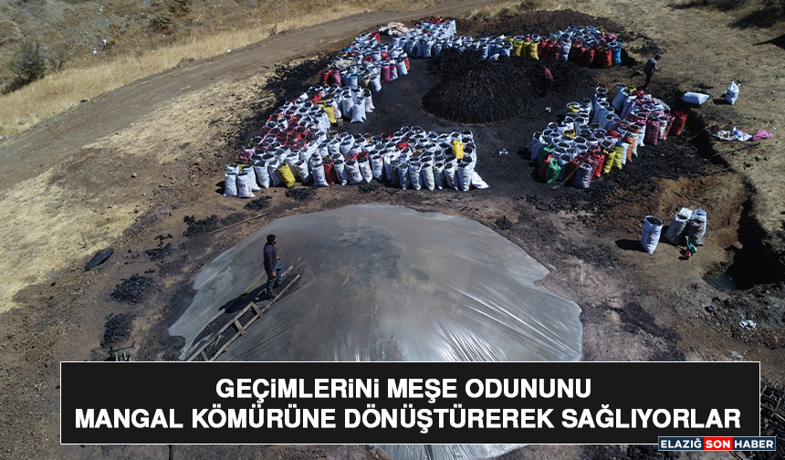 Geçimlerini Meşe Odununu Mangal Kömürüne Dönüştürerek Sağlıyorlar