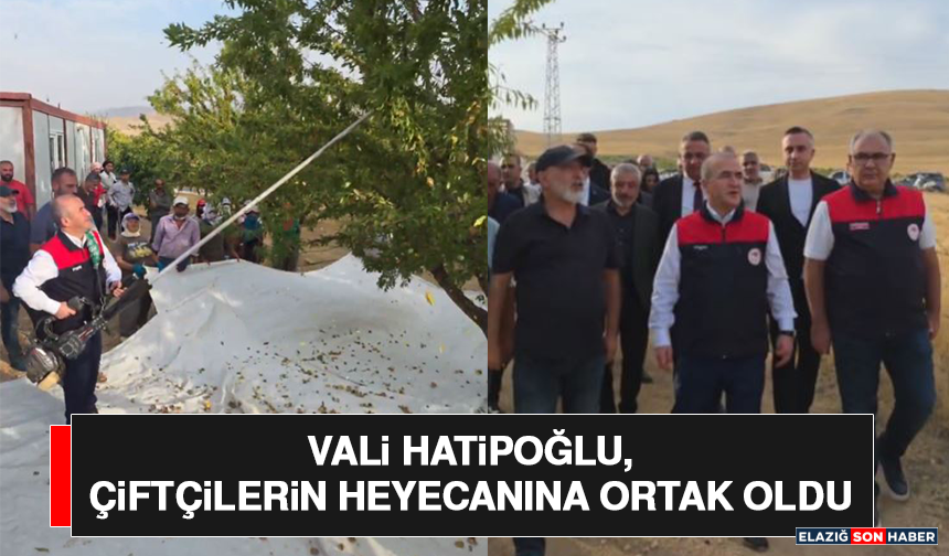 Vali Hatipoğlu, Çiftçilerin Heyecanına Ortak Oldu
