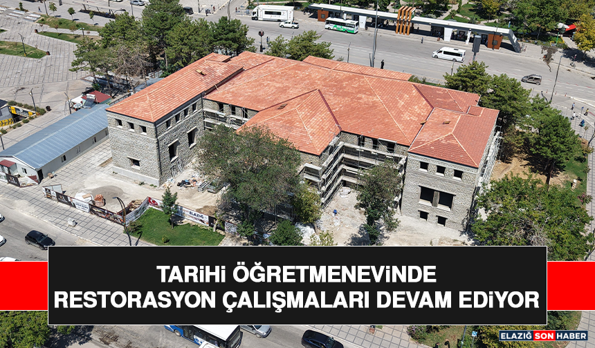 Tarihi Öğretmenevinde Restorasyon Çalışmaları Devam Ediyor