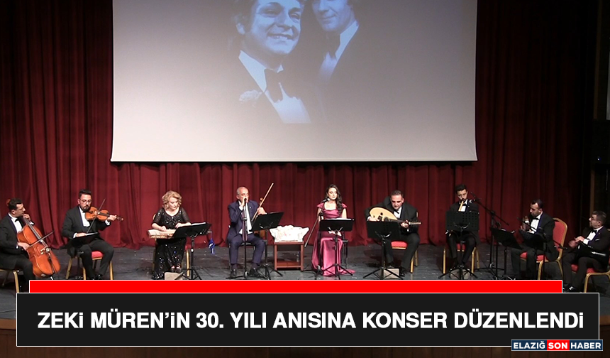 Zeki Müren’in 30. Yılı Anısına Konser Düzenlendi