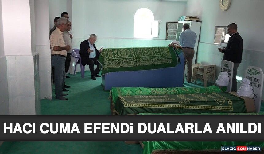 Hacı Cuma Efendi Dualarla Anıldı