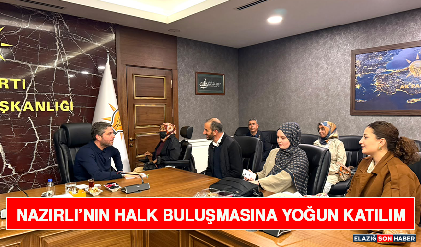 Nazırlı’nın Halk Buluşmasına Yoğun Katılım