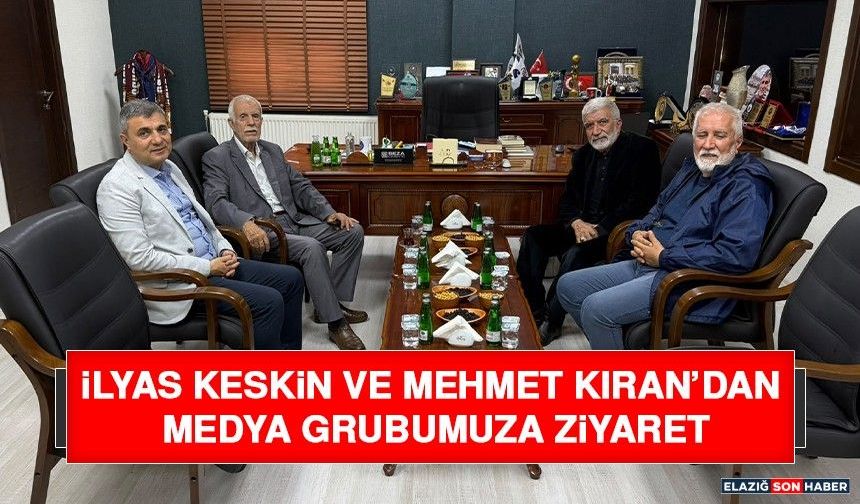 İlyas Keskin ve Mehmet Kıran’dan Medya Grubumuza Ziyaret