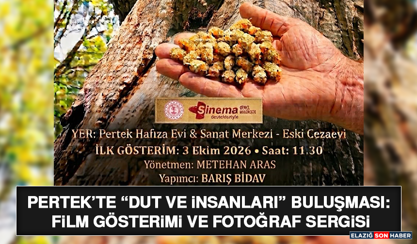 Pertek’te “Dut ve İnsanları” Buluşması: Film Gösterimi ve Fotoğraf Sergisi
