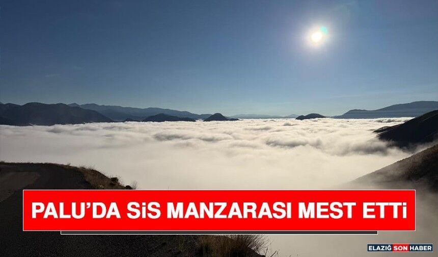 Palu’da Sis Manzarası Mest Etti