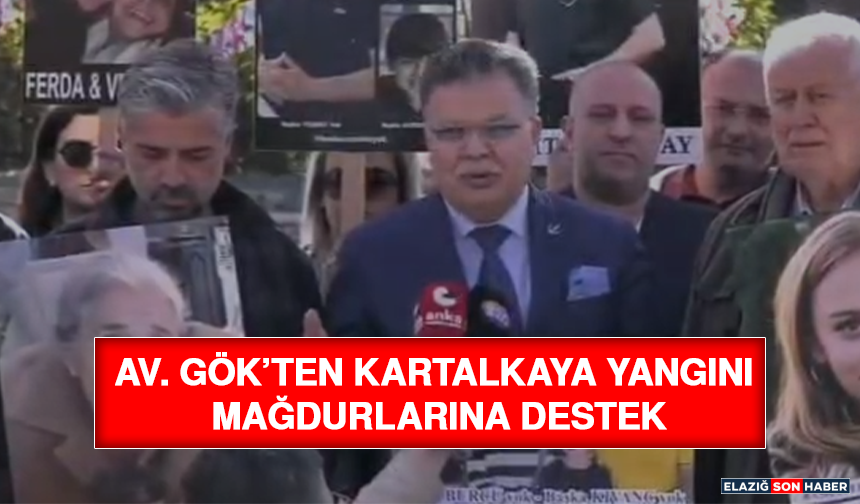 Av. Gök’ten Kartalkaya Yangını Mağdurlarına Destek