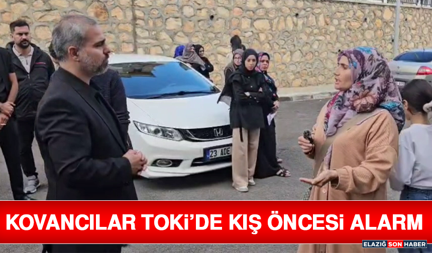 Kovancılar TOKİ’de Kış Öncesi Alarm
