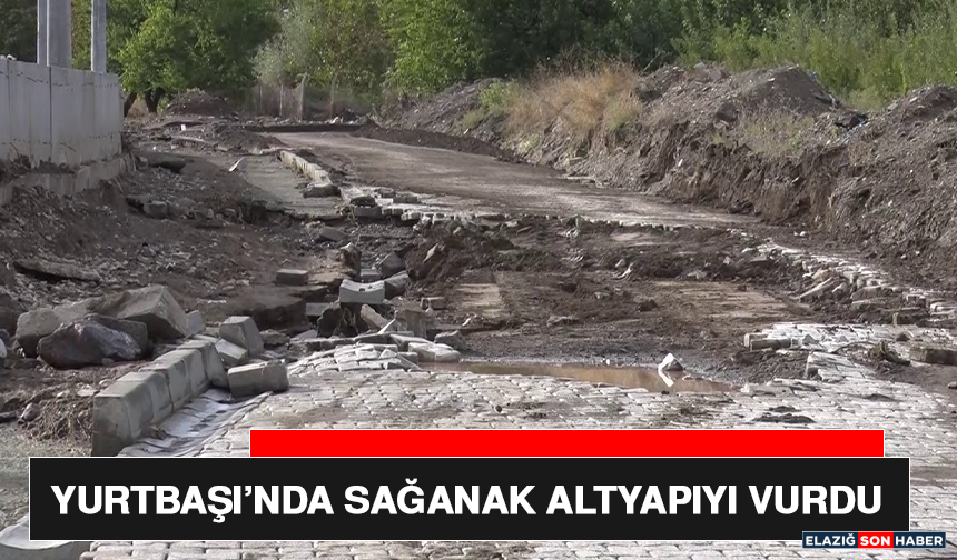 Yurtbaşı’nda Sağanak Altyapıyı Vurdu
