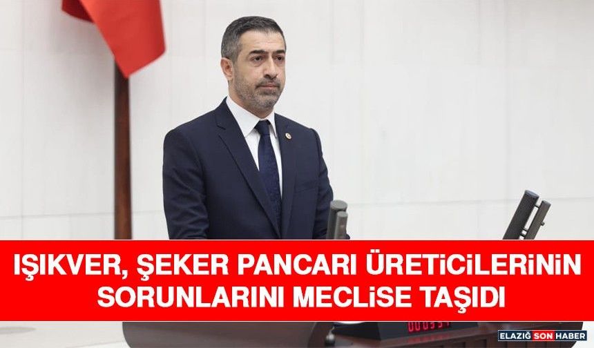 Işıkver, Şeker Pancarı Üreticilerinin Sorunlarını Meclise Taşıdı