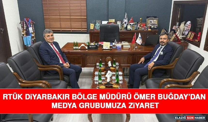 RTÜK Diyarbakır Bölge Müdürü Ömer Buğday’dan Medya Grubumuza Ziyaret