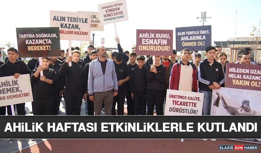 Ahilik Haftası Etkinliklerle Kutlandı
