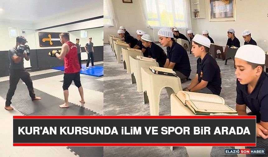 Kur'an Kursunda İlim ve Spor Bir Arada