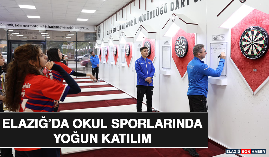 Elazığ’da Okul Sporlarında Yoğun Katılım