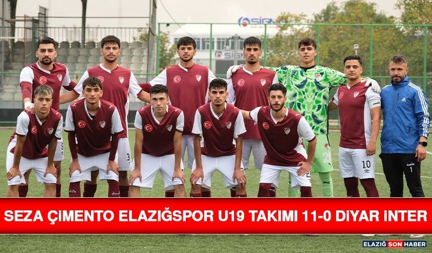 Seza Çimento Elazığspor U19 Takımı 11-0 Diyar İnter