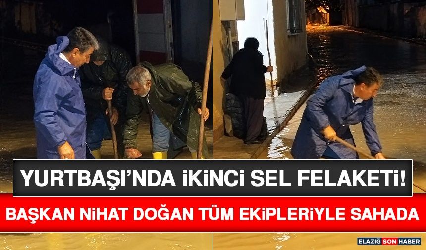Yurtbaşı’nda İkinci Sel Felaketi! Başkan Nihat Doğan Tüm Ekipleriyle Sahada