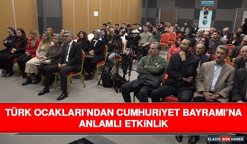 Türk Ocakları’ndan Cumhuriyet Bayramı’na Anlamlı Etkinlik