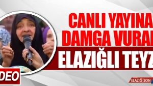 Canlı Yayına Damga Vuran Elazığlı Teyze