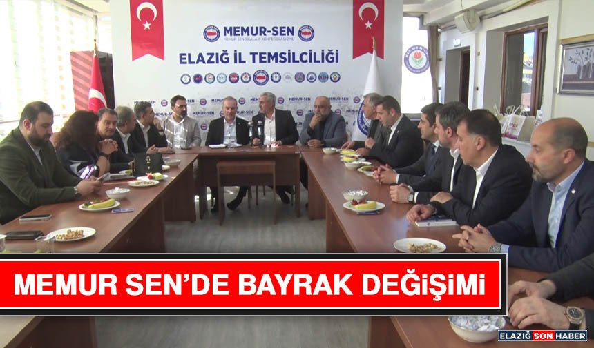 Memur Sen’de Bayrak Değişimi