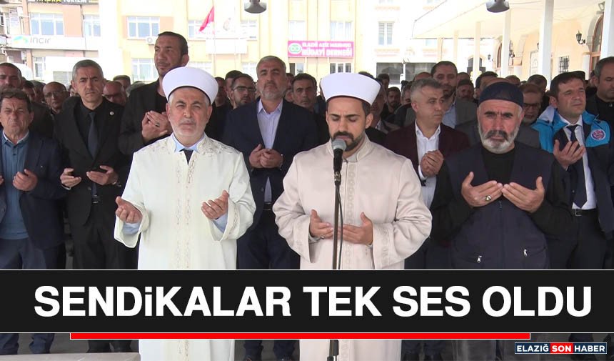 Sendikalar Tek Ses Oldu