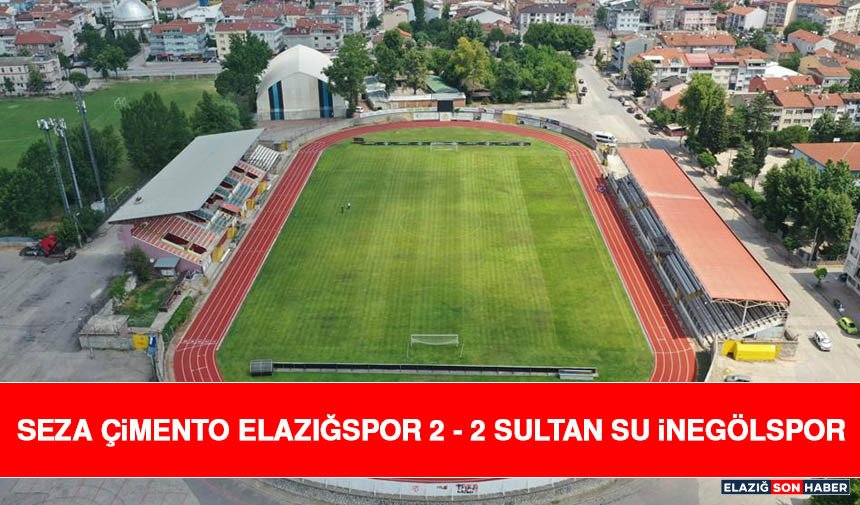 Seza Çimento Elazığspor 2 - 2 Sultan Su İnegölspor