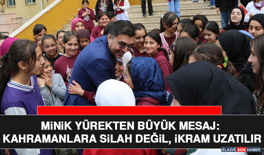 Minik Yürekten Büyük Mesaj: Kahramanlara Silah Değil, İkram Uzatılır