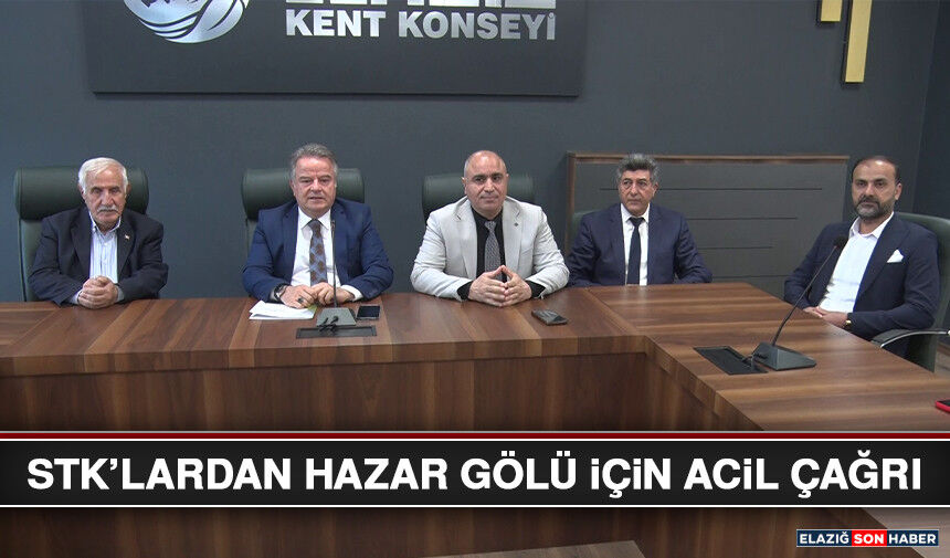 STK’lardan Hazar Gölü İçin Acil Çağrı