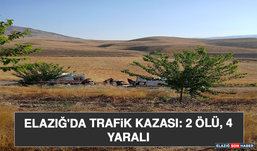 Elazığ'da Trafik Kazası: 2 Ölü, 4 Yaralı