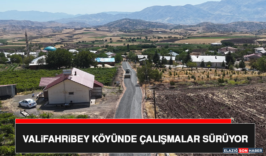 Valifahribey Köyünde Çalışmalar Sürüyor