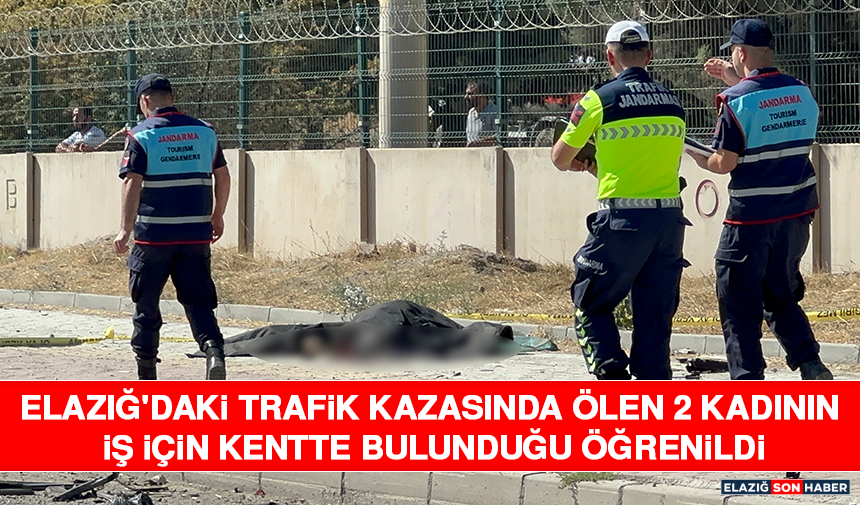 Elazığ'daki Trafik Kazasında Ölen 2 Kadının İş İçin Kentte Bulunduğu Öğrenildi